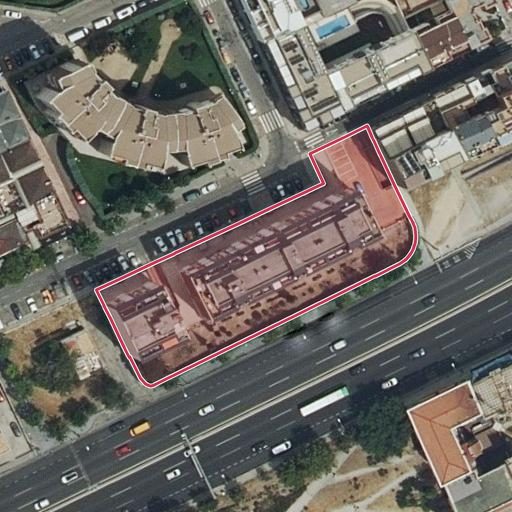 Vista aérea del bien 1: Trastero, Madrid