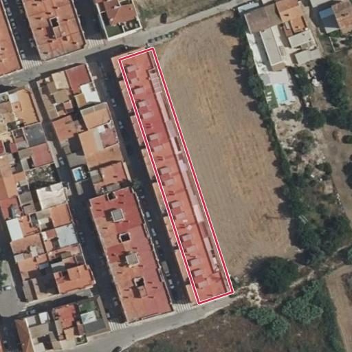 Vista aérea del bien 1: Vivienda, Murcia