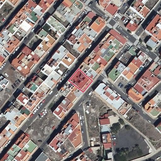 Vista aérea del bien 1: Vivienda, Santa Cruz de Tenerife