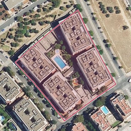 Vista aérea del bien 1: Vivienda, Mairena del Aljarafe