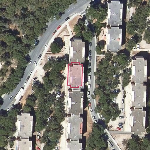Vista aérea del bien 1: Vivienda, Tarragona