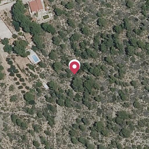 Vista aérea del bien 1: Vivienda, Olocau