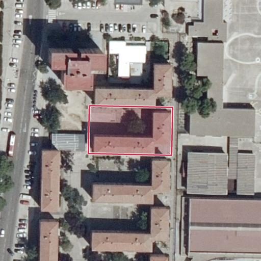Vista aérea del bien 1: Vivienda, Zaragoza