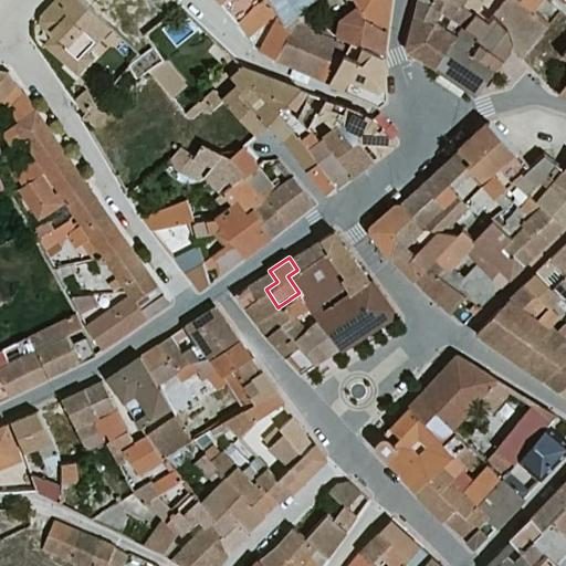 Vista aérea del bien 1: Vivienda, Hoya Gonzalo