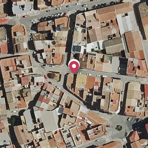 Vista aérea del bien 1: Vivienda, Novelda