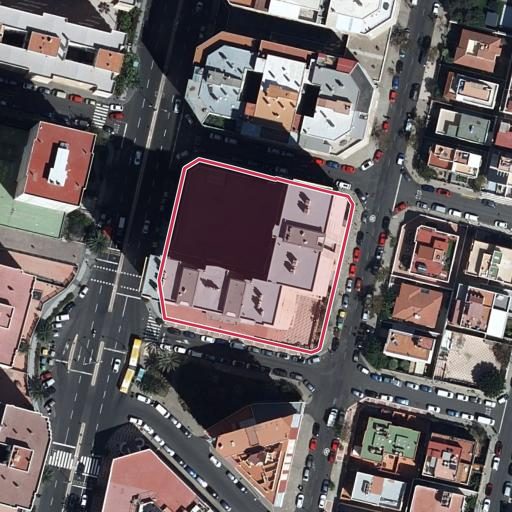 Vista aérea del bien 1: Vivienda, Las Palmas de Gran Canaria