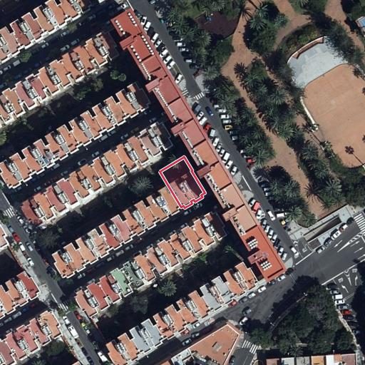 Vista aérea del bien 1: Vivienda, Las Palmas de Gran Canaria