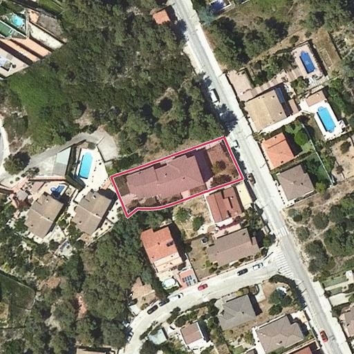 Vista aérea del bien 1: Vivienda, Segur de Calafell/calafell