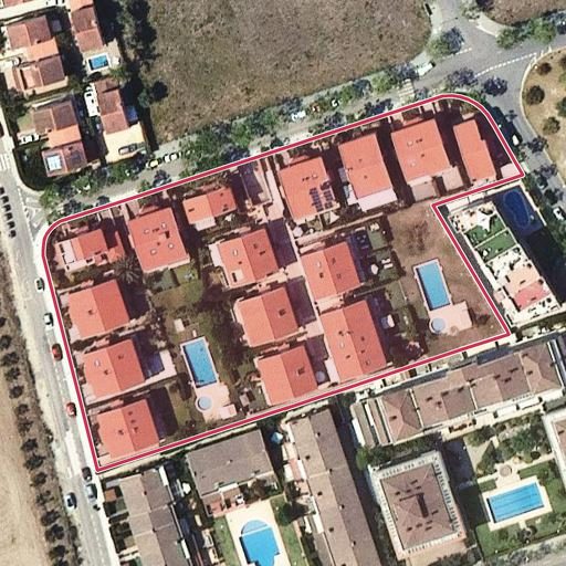Vista aérea del bien 1: Vivienda, Cambrils
