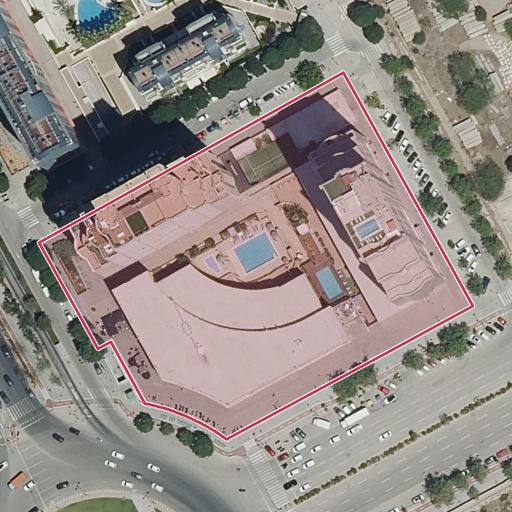 Vista aérea del bien 1: Vivienda, València
