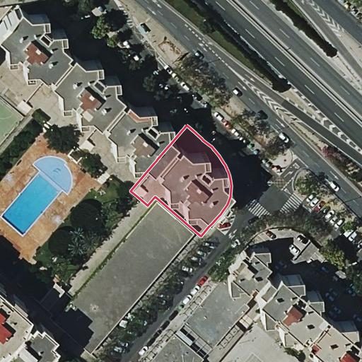 Vista aérea del bien 1: Vivienda, Alicante