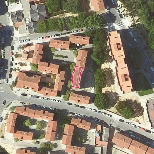 Vista aérea del bien 1: Vivienda, Igualada