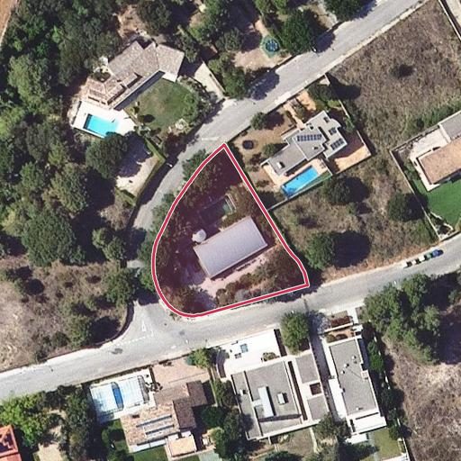 Vista aérea del bien 1: Vivienda, Igualada