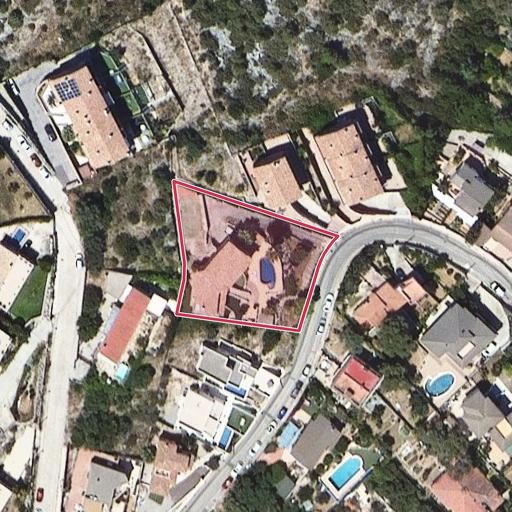 Vista aérea del bien 1: Vivienda, Cubelles