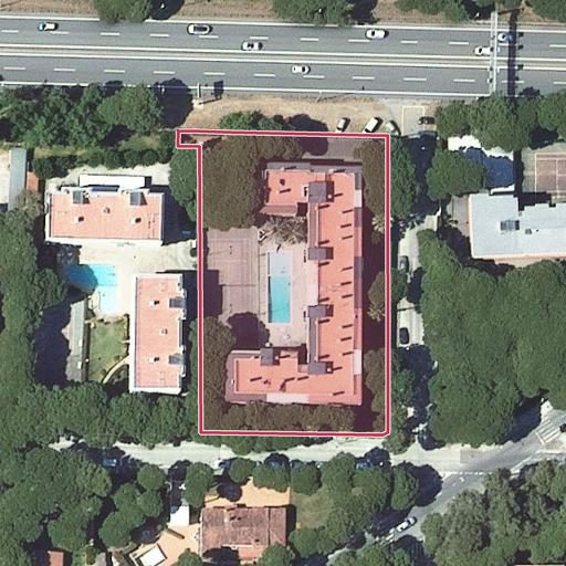 Vista aérea del bien 1: Vivienda, Castelldefels
