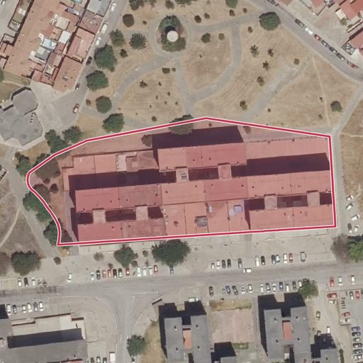 Vista aérea del bien 1: Vivienda, Algeciras