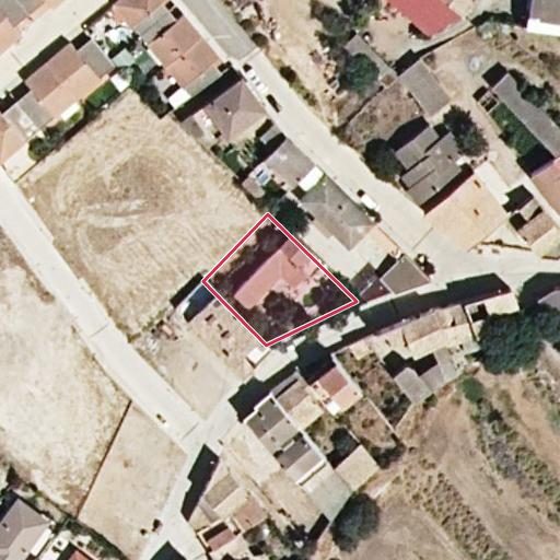 Vista aérea del bien 1: Vivienda, Castillonroy