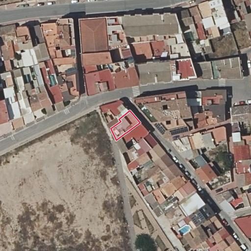 Vista aérea del bien 1: Vivienda, Murcia