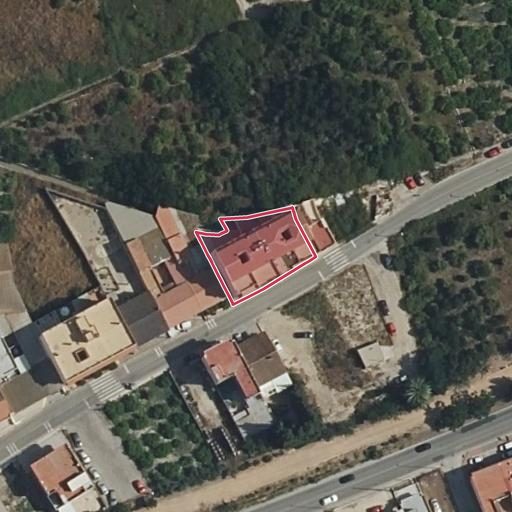 Vista aérea del bien 1: Vivienda, Murcia