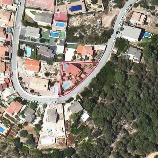 Vista aérea del bien 1: Vivienda, Calafell