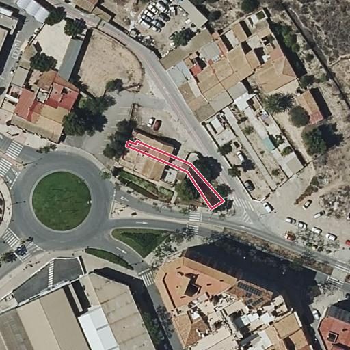 Vista aérea del bien 1: Vivienda, San Vicente del Raspeig