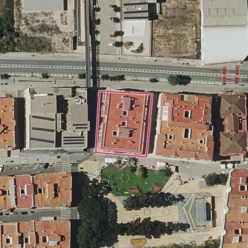 Vista aérea del bien 1: Vivienda, Bigastro