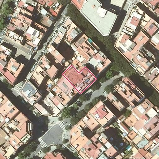 Vista aérea del bien 1: Vivienda, Barcelona