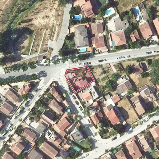 Vista aérea del bien 1: Vivienda, Sant Cugat del Vallés