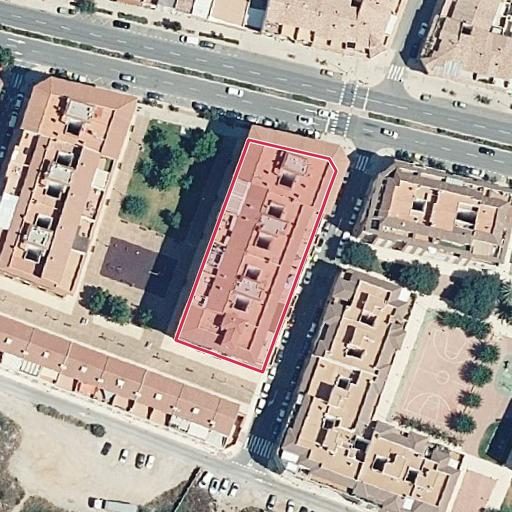 Vista aérea del bien 1: Vivienda, Castellon