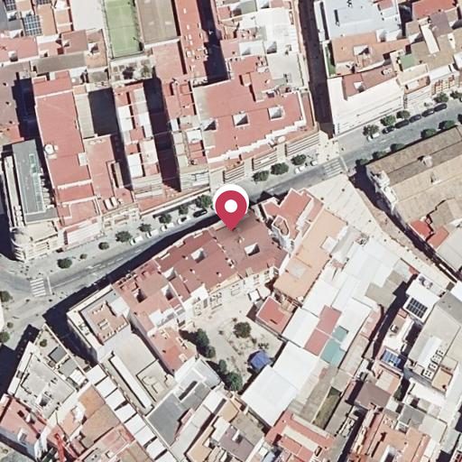 Vista aérea del bien 1: Vivienda, Huelva