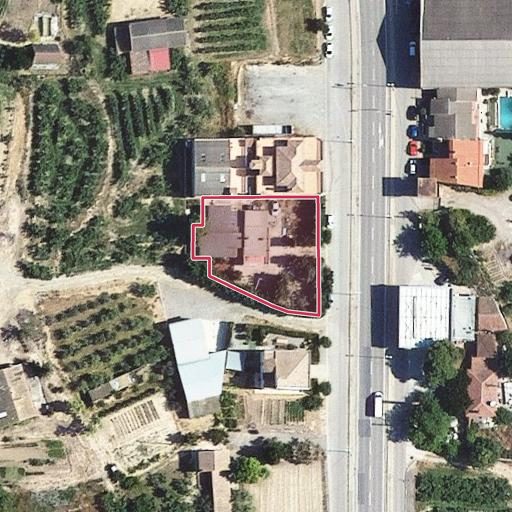Vista aérea del bien 1: Vivienda, Alguaire
