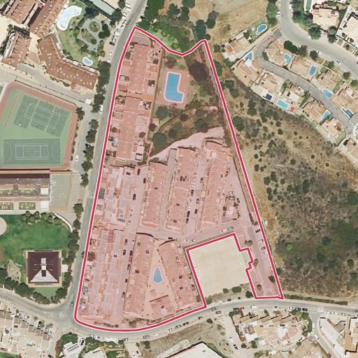 Vista aérea del bien 1: Vivienda, Benalmadena