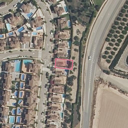 Vista aérea del bien 1: Vivienda, Torre-pacheco