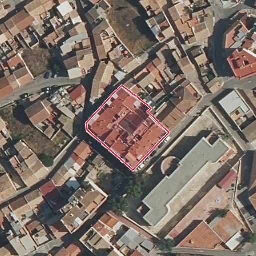 Vista aérea del bien 1: Vivienda, Murcia