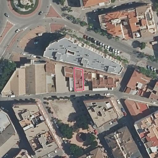 Vista aérea del bien 1: Vivienda, Alcantarilla