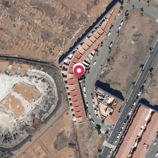 Vista aérea del bien 1: Vivienda, Santa Lucia