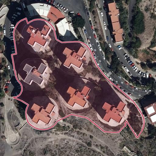 Vista aérea del bien 1: Vivienda, Las Palmas de Gran Canaria