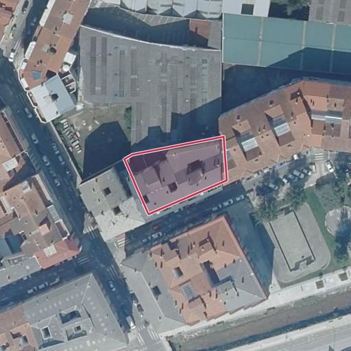 Vista aérea del bien 1: Vivienda, Vilagarcía de Arousa