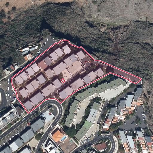 Vista aérea del bien 1: Vivienda, Santa Cruz de Tenerife