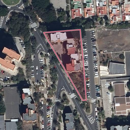 Vista aérea del bien 1: Vivienda, Santa Cruz de Tenerife