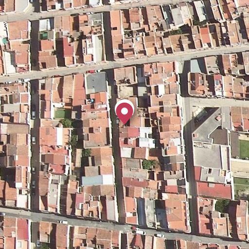 Vista aérea del bien 1: Vivienda, Alcanar