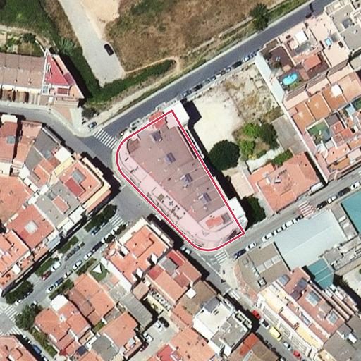 Vista aérea del bien 1: Vivienda, El Vendrell