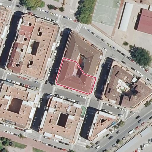 Foto aérea de la subasta en Alzira