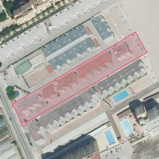 Vista aérea del bien 1: Vivienda, Valencia