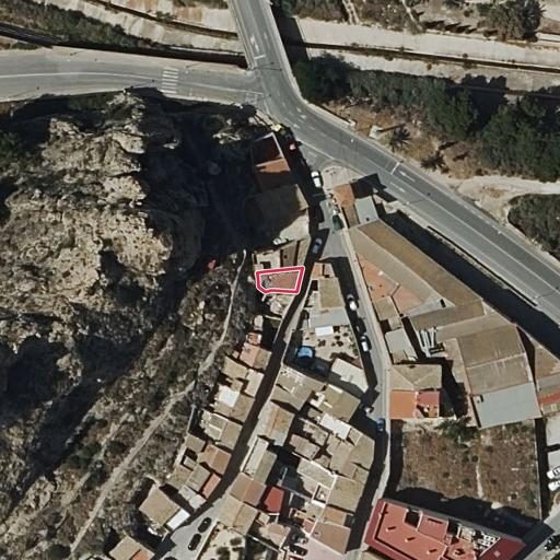 Vista aérea del bien 1: Vivienda, Sax