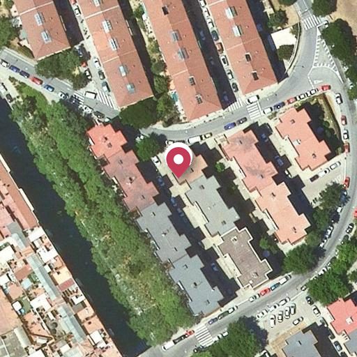 Vista aérea del bien 1: Vivienda, Barcelona