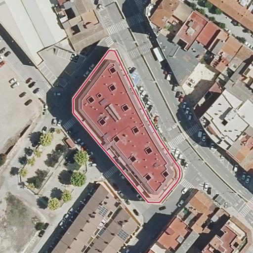 Vista aérea del bien 1: Vivienda, L´olleria