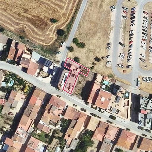 Vista aérea del bien 1: Vivienda, Palafolls