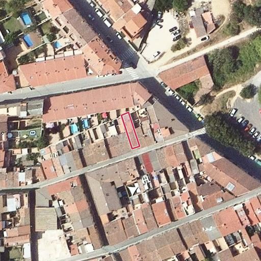 Vista aérea del bien 1: Vivienda, Caldes de Montbui