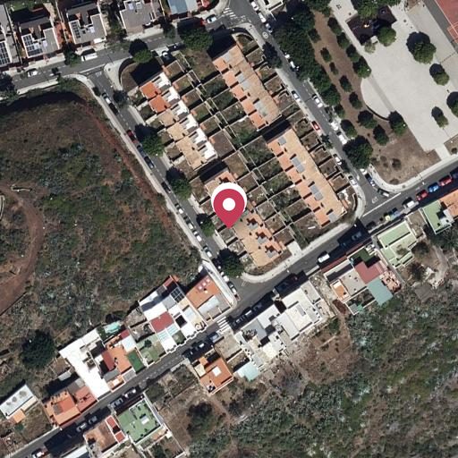 Vista aérea del bien 14: Vivienda, Las Palmas de Gran Canaria